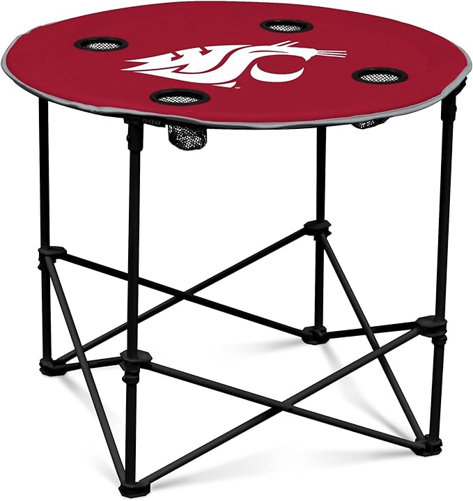 Logo Brands Officially Licensed NCAA Unisex Round Table, One Size, Team Color