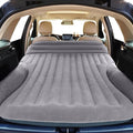 SUV Air Mattress, Double-Sided Thick Flocked Car Air Mattress with Built-in Pump & Pillow, Complete Sleeping Accessories for Auto Camping & Road Trips（Light Grey）