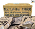 MRE Meals Ready to Eat A Or B case 2026, 2027 inspection. Genuine Military US surplus emergency food bulk supply full box with heater