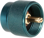 Lixada Camping Stove Adapter 1L Outdoor Propane Small Tank Input EN417 Lindal Valve Output