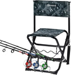 X Strike Portable Fishing Chairs Outdoor Folding Stool for Adults Portable Camping Chair for Ice Fishing,Hunting,Lawn,Patio,Garden,300LBS.