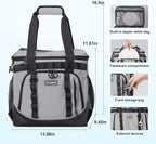 Soft Travel Coolers Bags Insulated Cooling 16hour for Camping Hiking Beach Travel Soft Sided Insulated Cooler Bag 20/48Cans for Women Men