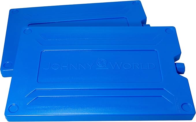 Nice & Cold - Large Slim Ice Pack 12" x 8" – Reusable Freezer Pack for Coolers, Lunch Boxes, Camping, Beach, and Travel – Fill with Water, Freeze, and Reuse – Long-Lasting Cold