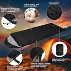 VitalCozy 24 Pcs Sleeping Bags for Adults Bulk Lightweight Waterproof Backpacking Camping Sleeping Bag with Compression Sack, Portable Compact for Winter Hiking Outdoor Camping Essential