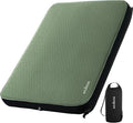 Acacia 4" Thick Self Inflating Sleeping Pad with Foam, Innovative Y-Shaped Telescopic Structure, Ultraportable Camping Air Mattress with Pump Sack, Easy Roll Up Sleep Bed for Travel Tent Car