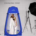 Your Choice 3.9x3.9x6.9FT Pop Up Privacy Tent, Large Portable Camping Changing Room with 2 Storage Pockets & 4 Sandbags, Outdoor Shower & Toilet Shelter for Beach, RV, Camping & Hiking