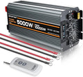 5000 watt Power Inverter DC 12V to AC 110V/120V Converter,10000w Peak.Comes with LCD Display,Wireless Controller, 4AC outlets,1USB.RV Inverter,Suitable for Camping,and Off-Grid Solar Inverter Systems
