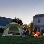 Tents for Camping 6 Person Tent Waterproof Windproof Double Layer Family Camping Tent, Easy Setup Dome Tent with Large Mesh Windows & Wider Door for Outdoor Camping & Hiking