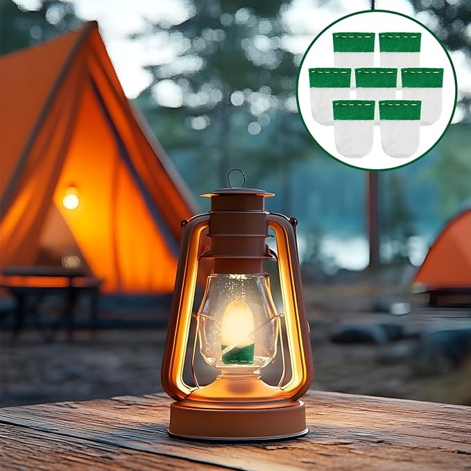 Lantern Mantles, U Shape Mantles for Propane Lantern, Propane Lanterns Mantles for Outdoor Camping Lantern Natural, Gas Lantern Covers Mantles for Lantern