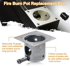 Upgrade Grills Replacement Parts Kit for Pit Boss, Traeger Wood Pellet Grills, Include 2.0 RPM Auger Motor, Hot Rod Ignitor, Fire Burn Pot, Induction Fan, Fit for Camp Chef, Z Grills Pellet Grill
