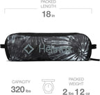 Helinox Chair Two Ultralight, High-Back, Collapsible Camping Chair, Black Tie Dye, with Pockets