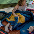 Kelty Solstice 20 Oversized Camping Sleeping Bag, Spacious Rectangular Shape, Zip Together for 2P, Anti-Snag Zips, Internal Pocket