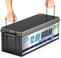 12V 600Ah LiFepo4 Battery Rechargeable Lithium Batteries with 200A BMS, UP to 5000+ Deep Cycles, Perfect for Boat, Marine, RV, Solar, Trolling Motor