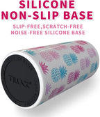 TILUCK Skinny Can Cooler for Slim Beer & Hard Seltzer, Stainless Steel, Doucle-Walled Stainless Steel Insulated Slim Cans, Standard 12 oz (Pineapple-NEW)