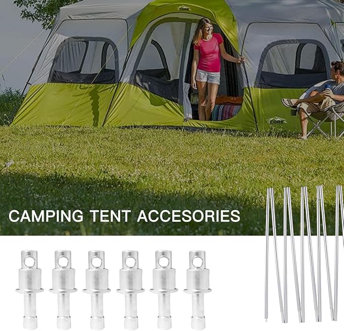 Aluminum Tent Poles Male End Tips Replacement Accessories Spare End Plugs