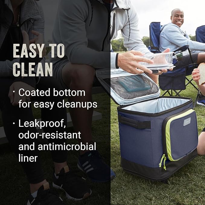Coleman XPAND 16/30/42 Can Insulated Soft Cooler with Backpack & Wheeled Cooler Options, Portable Ice Chest Keeps Contents Cold up to 24 Hours