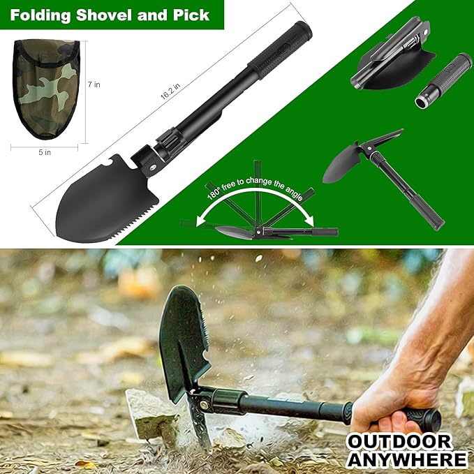 Gift for Men Dad Husband Christmas, Survival Kits, 142 in 1 First Aid Kit, Emergency Kits, Survival Gear and Equipment with Molle Pouch for Camping Hiking Outdoor