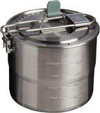 Stanley Wildfare Go Two Bowl Mess Kit | 8pc Portable Pot & Cookware Set | 1.25qt Stainless Steel Pot w/Locking Handle, Lid, 2 Bowls & Sporks