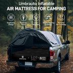 Umbrauto Air Mattress for 6-6.5ft Full Size Truck Bed, Inflatable Pickup Airbed with Pump, Tent Camping Sleeping Pad for Outdoor Travel