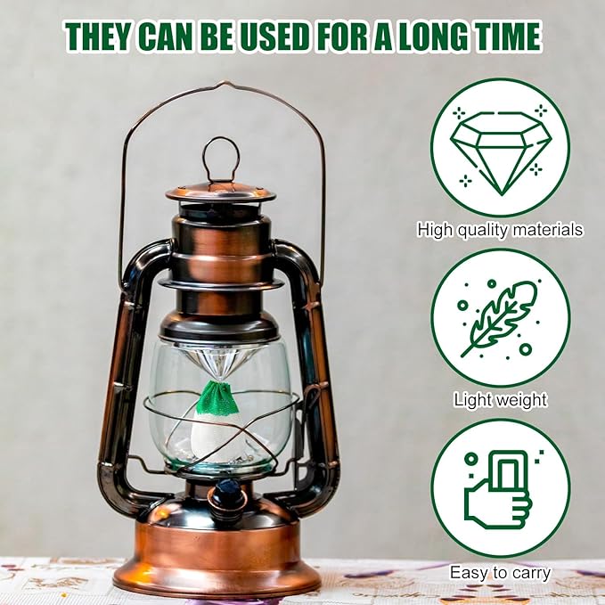 Lantern Mantles, U Shape Mantles for Propane Lantern, Propane Lanterns Mantles for Outdoor Camping Lantern Natural, Gas Lantern Covers Mantles for Lantern