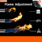 POWERFUL Grill Torch Charcoal Starter, Propane Searing Torch, Charcoal Lighter, Fire Starter, Sous Vide,Kitchen Lighter, BBQ Grill Torch Gun, Cooking Torch (Fuel Not Included)