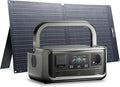 ALLPOWERS VOLIX P300 Portable Solar Generator: 300W (600W Peak)/256Wh,LiFePO4 Battery,UPS<20ms,Fast Charge to 80% in 1h Includes SOLAX SE100 100W Folding Solar Panel for Home,Emergencies&Outdoor Use