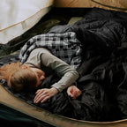 ShinHye 0 Degree Sleeping Bag for Adults - Cotton Flannel 4 Season Cold Weather Winter, XXL Big and Tall Camping Sleeping Bag with Compression Sack
