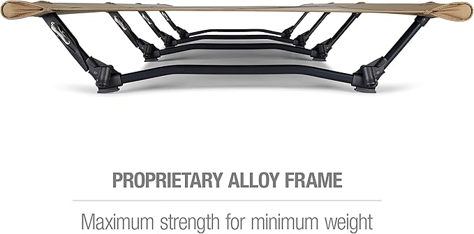 Helinox Cot Max Lightweight, Compact, Collapsible, Portable Camping Cot, Coyote Tan
