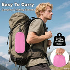 Coral Pink Double Hammocks with Travel Bag Camping Hammocks for Travel 114" x 54"