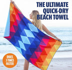 SUN NINJA Cooler Backpack Bundle with Microfiber Beach Towel, Trucker Hat, 48-Hour Cooling, Leakproof, Waterproof, Sand-Free, Quick-Dry - Outdoor Adventure Kit