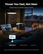 Anker SOLIX C1000 Gen 2 Portable Power Station with 200W Solar Panel, 2,000W (Peak 3,000W) Solar Generator, Full Charge in 49 Min, 1,024Wh LiFePO4 Battery for Home Backup, Power Outages, and Camping