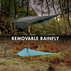 Tentsile UNA V3 Solo Tree Tent Hammock, 1-Person Capacity, Anti-Roll System, Ratchet and Straps Included, Portable Tree House Shelter, Designed in The UK