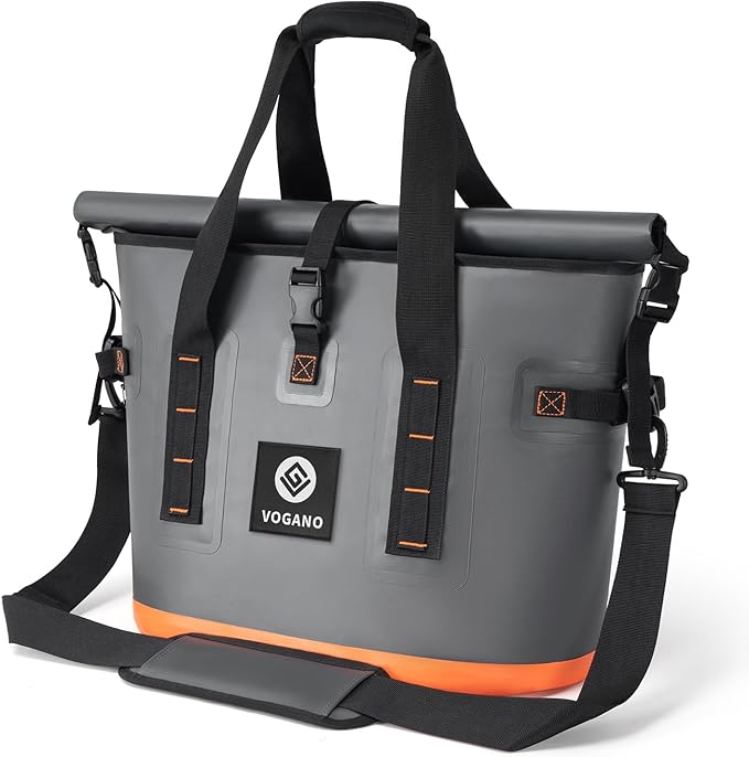 40 Can Soft Cooler Bag - Insulated Leak-Proof Large Cooler Bag with Roll-Top Waterproof Seal | Portable Ice Chest for Camping, Beach, Travel, Picnics | 24HR Cold Retention