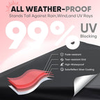 Sekey 10x10 Instant Pop Up Canopy – One Push Setup Easy Up Gazebo; 99% UV Blocking Sun Shade; Waterproof & Wind Proof with Weight Bags; for Commercial Outdoor Events, Camping, Beach, Parties