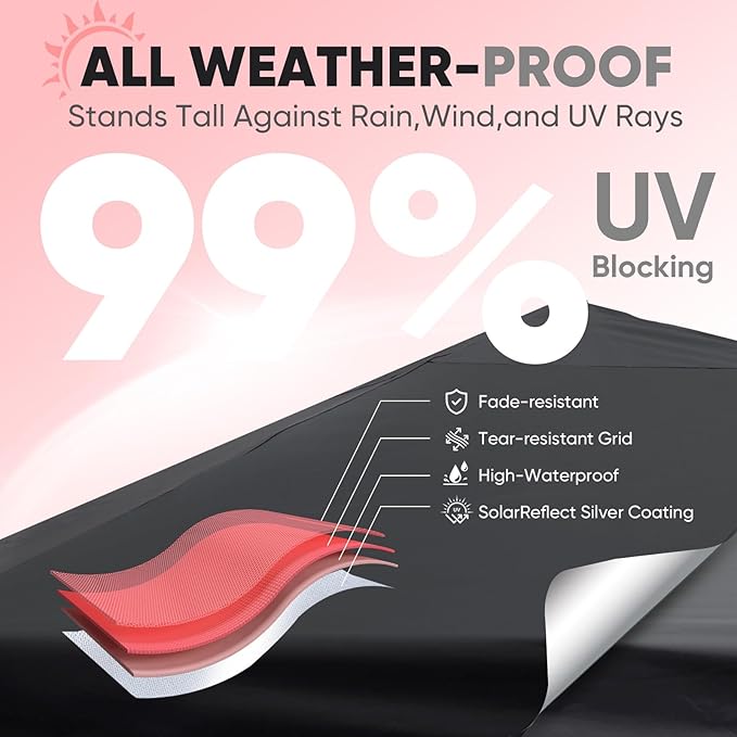 Sekey 10x10 Instant Pop Up Canopy – One Push Setup Easy Up Gazebo; 99% UV Blocking Sun Shade; Waterproof & Wind Proof with Weight Bags; for Commercial Outdoor Events, Camping, Beach, Parties