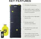 Nemo Equipment Tensor Extreme Conditions Sleeping Pad - Long Wide (76"x25") - Black/Birch Bud/Citron
