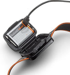Bushnell Power+ 500L LED Headlamp - Flexible Power, Water Resistant, Rechargeable, Adjustable Band, Red Mode
