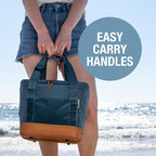 CleverMade Collapsible Insulated Cooler Bag – Leakproof Soft Cooler for Beach, Travel, Car – Bottle Opener