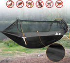 WintMing Hammock with Mosquito Net and Rain Fly Cover 3 in 1 Camping Hammock Tent 440lbs Load