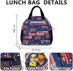 Custom Boys Backpack, 3 in 1 Fire Truck School Backpacks Matching Combo for Kindergarten Preschool, Personalized Name Durable Truck Bookbag and Pencil Case Bundle for Kids Toddlers