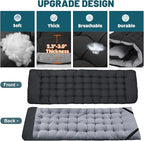 DoCred Oversized XXL Folding Camping Cot with Mattress, 2 Pack Heavy Duty Sleeping Cot Bed Portable Adults Outdoor Bed with Carry Bag, Travel Camp Cots