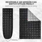 Down Camping Blanket - Lightweight, Packable, Warm & Puffy Outdoor Travel Quilt for Sleep, Hiking, Backpacking, Stadium, Festivals, Water-Resistant Sleeping Bag 55"x79"