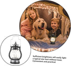 Retro LED Camping Lantern Portable Outdoor Light for Hiking Backpacking Tent Use Vintage Design for Emergency Home Power Outages Cozy Atmosphere Enhancer