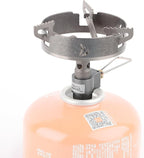 BRS 3000T Stove Windscreen Titanium Camp Stove Windshield with Storage Box for Outdoor Camping Ultralight (Grey-without stand)