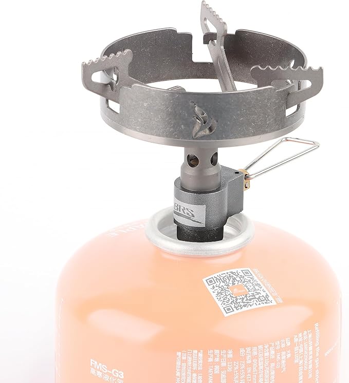 Titanium Camp Stove Windscreen for BRS-3000T Stove/ST-310 Ultralight Backpacking Windscreen for Camping Stove With Storage Bag