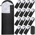 Tudomro 16 Pack Winter Camping Sleeping Bags Bulk for Homeless Adults Cold Weather Lightweight Waterproof Compact Backpacking Sleeping Bag Gifts for Travel Hiking Christmas