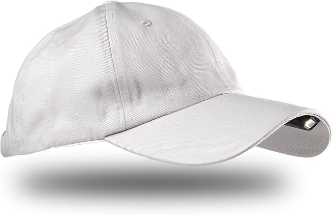 MagnaLite Pro Sport Cap with Hands-Free Magnetized Brim and Powerful Magnetic Rechargeable Mini-LED Attachment