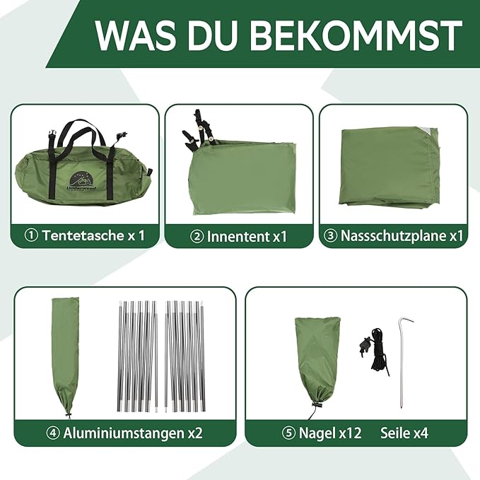 1/2 Person Backpacking Tent for Camping - Ultralight & Waterproof Outdoor Camping Tent, Easy Set Up Compact Tent for 3 Season, Lightweight Tents for Hiking by Underwood Aggregator