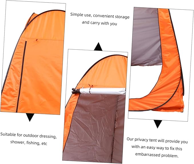 Sosoport Portable Tent for Fishing Camping Quick Tent Automatic Setup Space Windproof Easy Storage