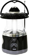 Northpoint 190507 12-Led Lantern With 4-Led Flashlight & Am/Fm Radio (Black)